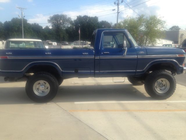 1978 Blue Ford F-250 Ranger , Reg cab and bed