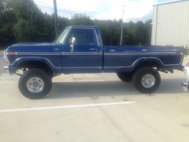 1978 Blue Ford F-250 Ranger , Reg cab and bed
