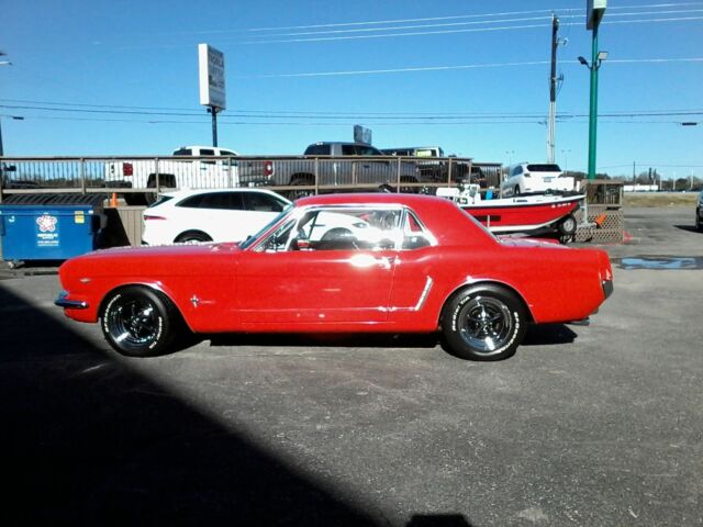 1965 Red Ford Mustang Coupe