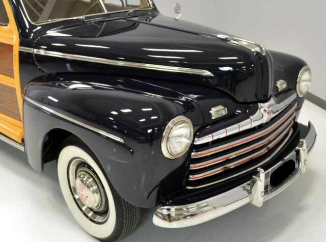 1946 Blue Ford Deluxe Wagon