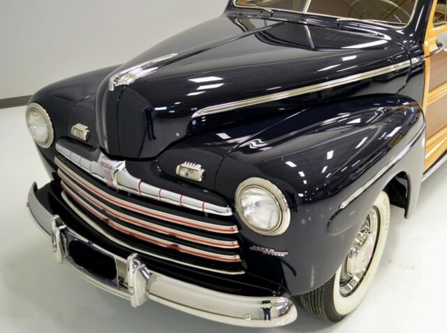 1946 Blue Ford Deluxe Wagon