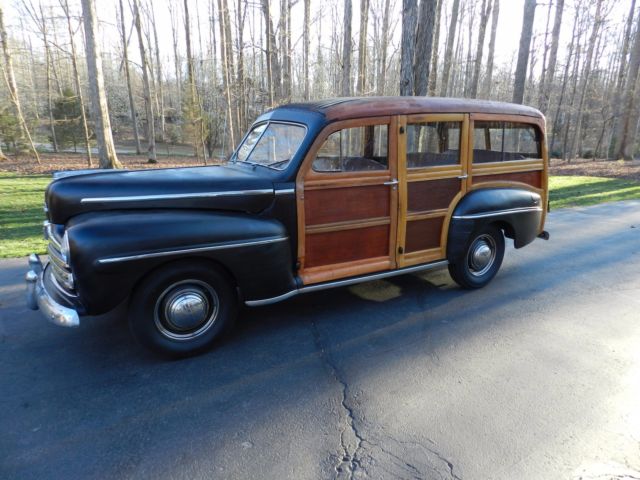 1948 Black Ford WAGON Wagon
