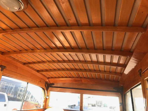 1947 Burgundy Ford Woody SUV