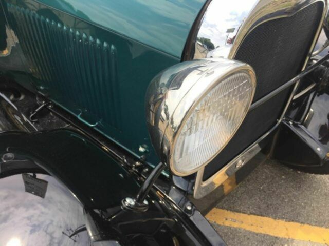 1928 Green Ford Model A Convertible