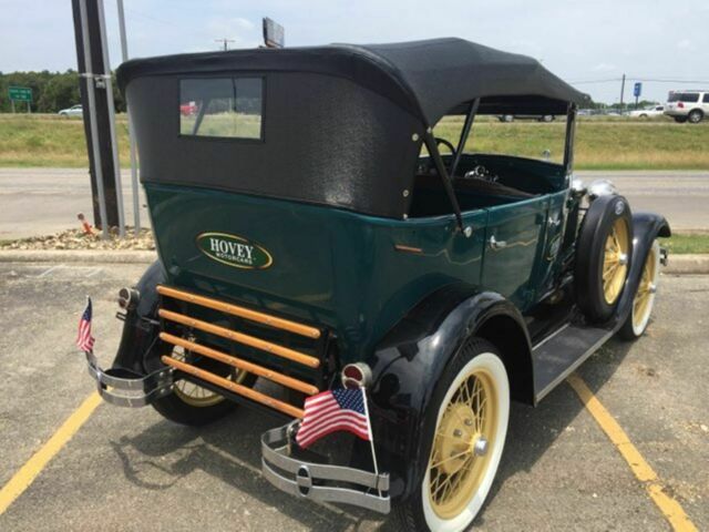 1928 Green Ford Model A Convertible