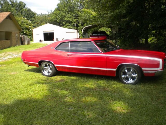1969 Red Ford Galaxie 2 Door