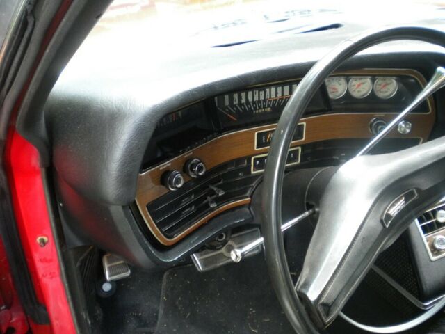 1969 Red Ford Galaxie 2 Door