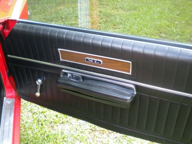 1969 Red Ford Galaxie 2 Door