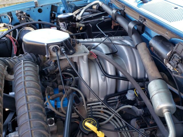 1993 Blue Ford F-150 Extended Cab Pickup