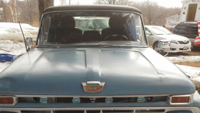 1966 blue/wht Ford F-250 Crew Cab Pickup