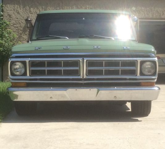 1971 Green Ford F-100