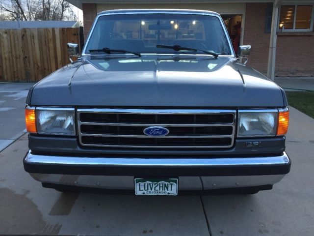 1990 Graphite Ford F-150 Standard Cab Pickup