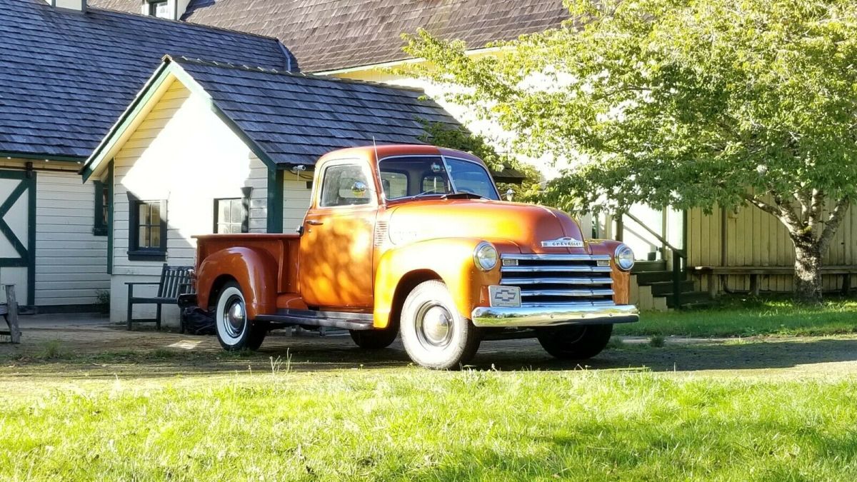 1950 Orange Chevrolet Other Pickups