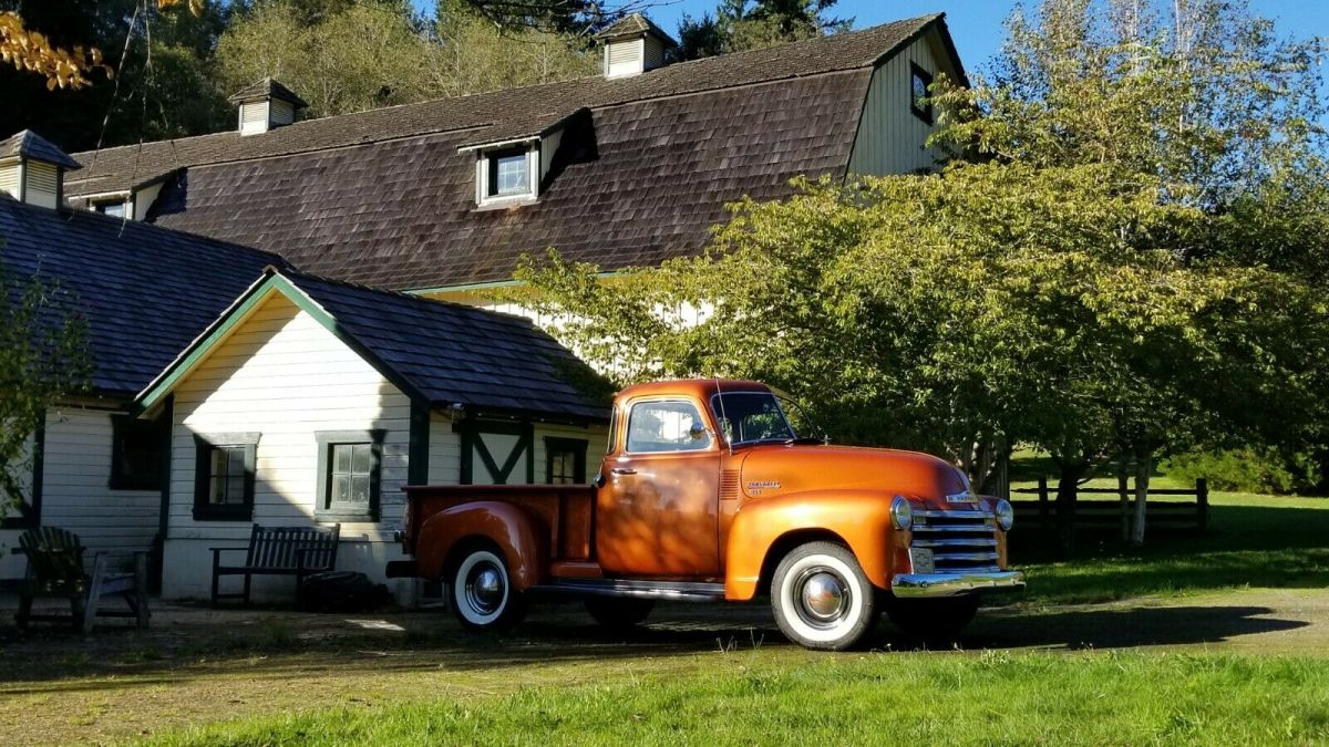 1950 Orange Chevrolet Other Pickups