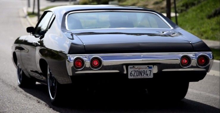1971 Black Chevrolet Chevelle Coupe