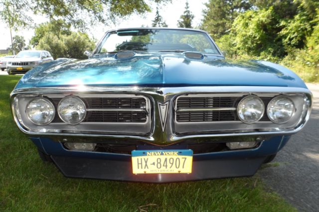 1967 Blue Pontiac Firebird Convertible