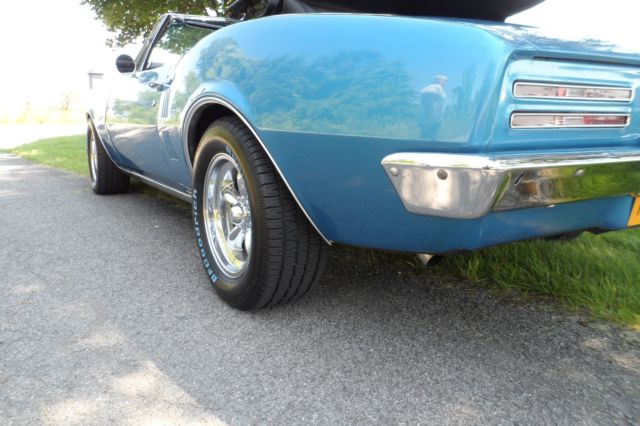 1967 Blue Pontiac Firebird Convertible