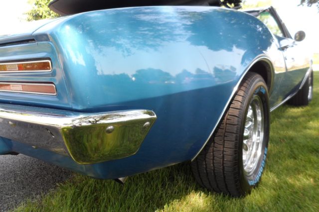 1967 Blue Pontiac Firebird Convertible