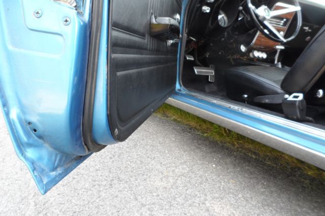 1967 Blue Pontiac Firebird Convertible