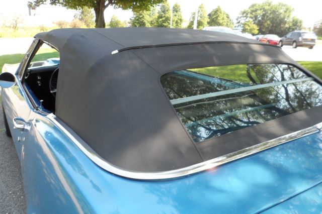 1967 Blue Pontiac Firebird Convertible