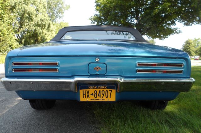 1967 Blue Pontiac Firebird Convertible