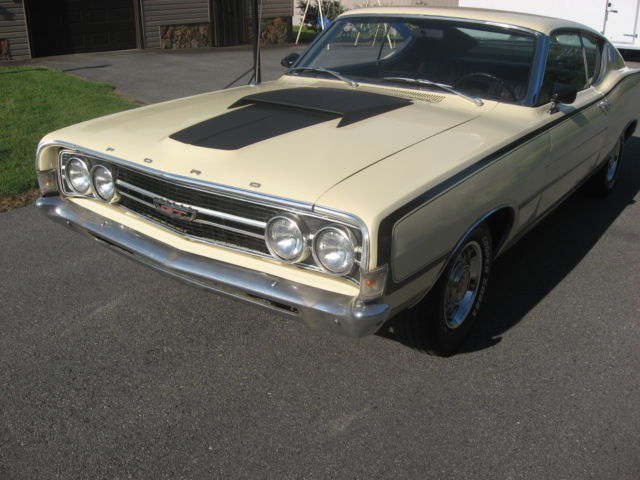 1968 Yellow Ford Torino