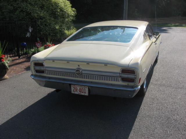 1968 Yellow Ford Torino