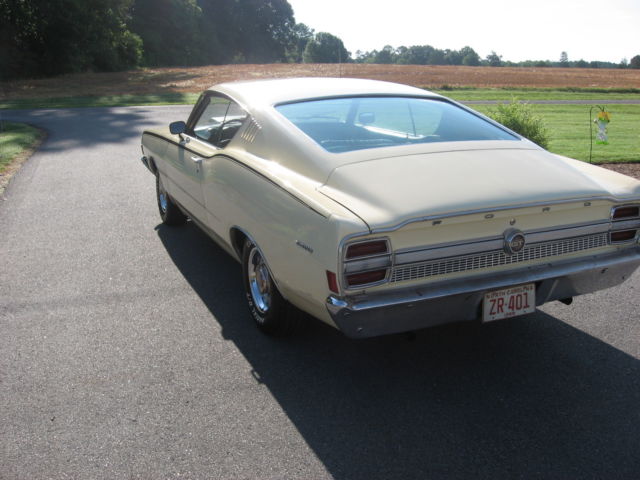 1968 Yellow Ford Torino