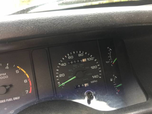 1992 White Ford Mustang Coupe