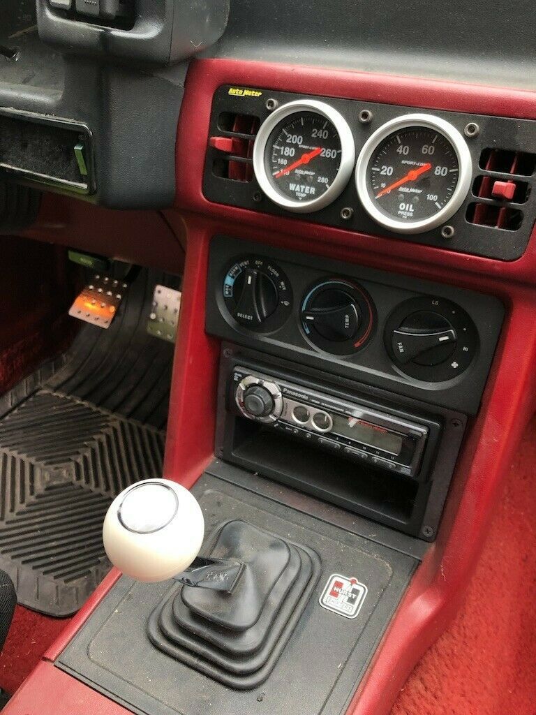 1988 White Ford Mustang Coupe