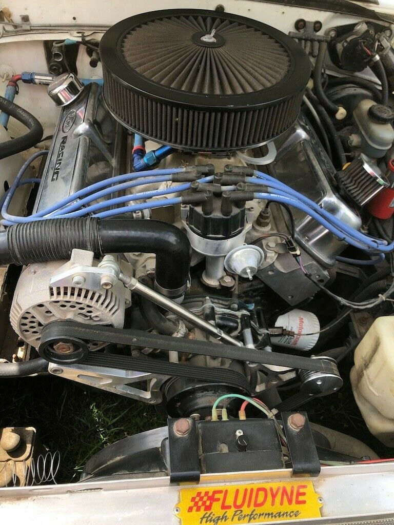 1988 White Ford Mustang Coupe