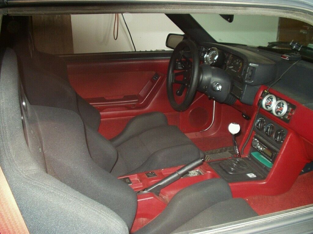 1988 White Ford Mustang Coupe
