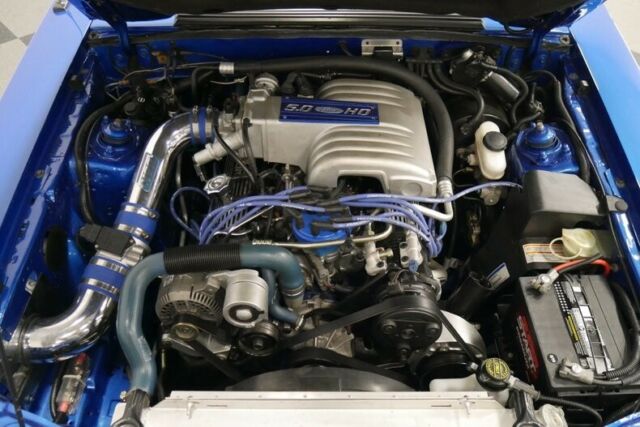 1988 Blue Ford Mustang Convertible