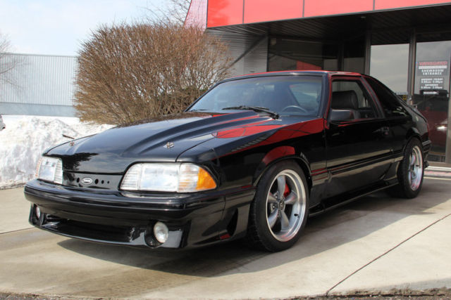 1987 Black Ford Mustang Hatchback