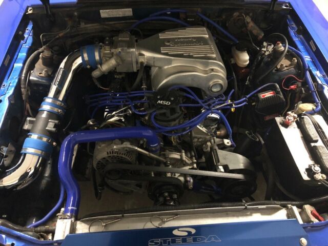 1989 Blue Ford Mustang Coupe