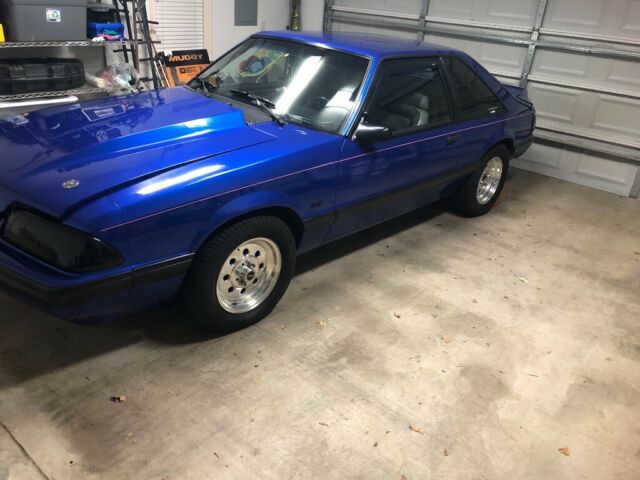 1989 Blue Ford Mustang Coupe