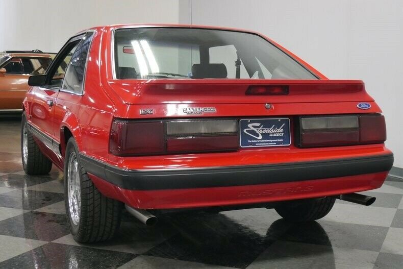 1990 Red Ford Mustang Coupe