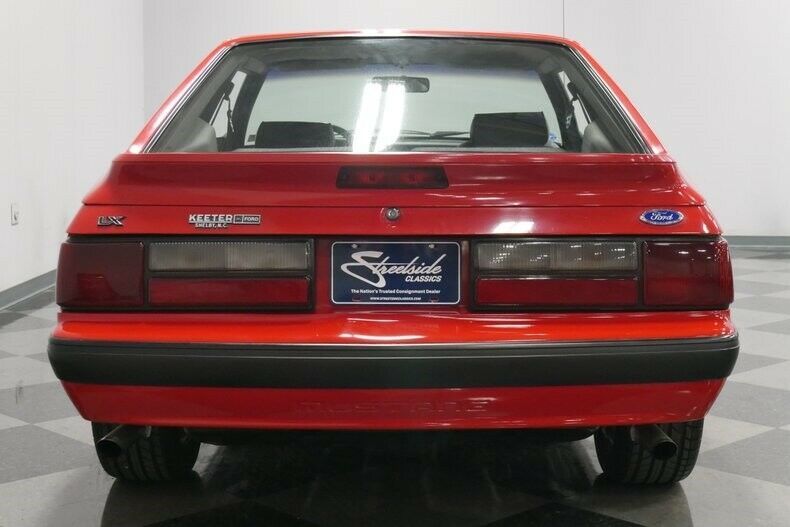 1990 Red Ford Mustang Coupe