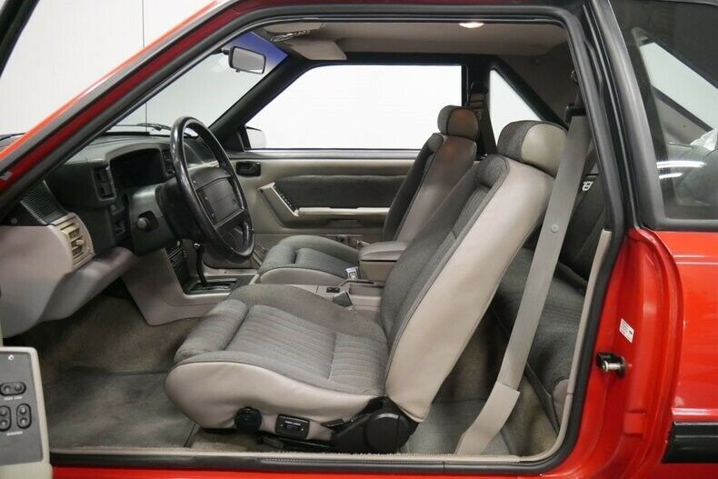 1990 Red Ford Mustang Coupe