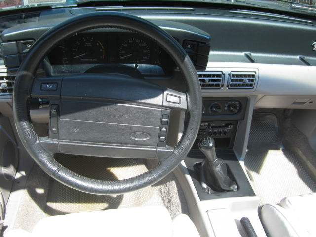 1991 Green Ford Mustang Convertible