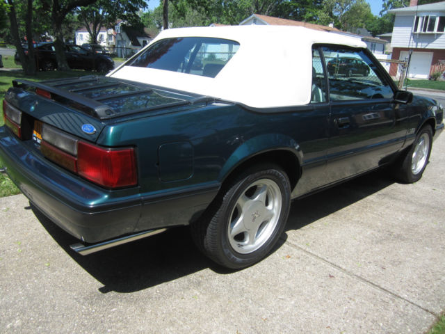 1991 Green Ford Mustang Convertible