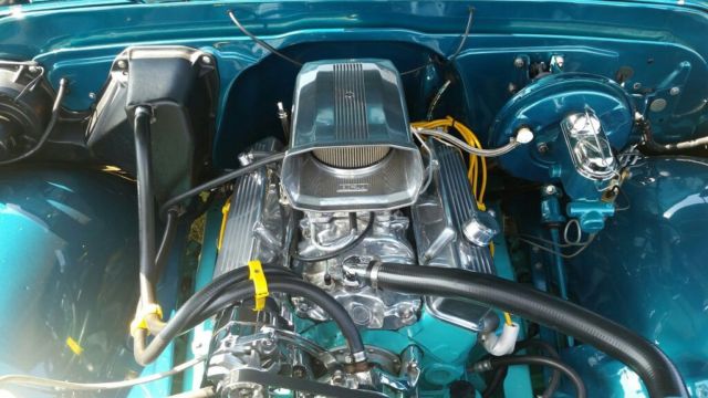 1970 dark blue green terquois Chevrolet C-10 truck