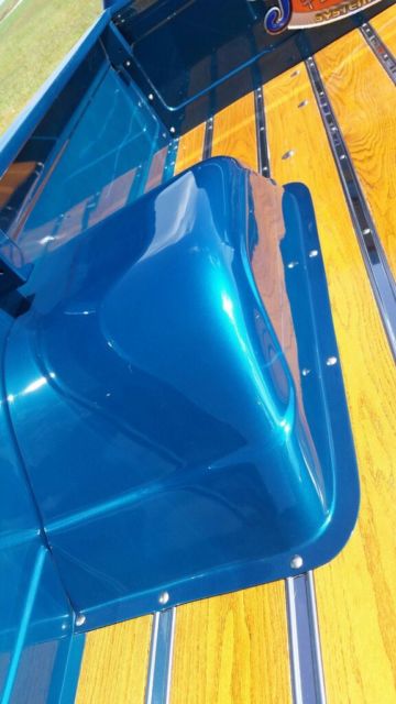 1970 dark blue green terquois Chevrolet C-10 truck