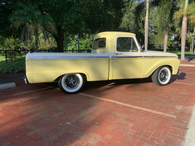 1966 Yellow Ford F-100
