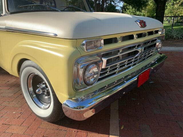 1966 Yellow Ford F-100