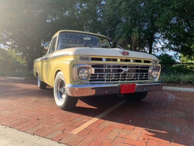 1966 Yellow Ford F-100