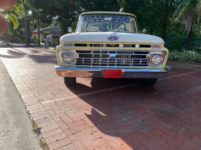 1966 Yellow Ford F-100