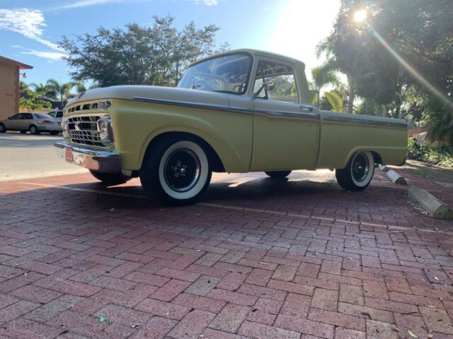 1966 Yellow Ford F-100
