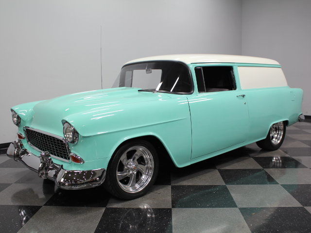 1955 Green Chevrolet Bel Air/150/210 Pickup (Truck)