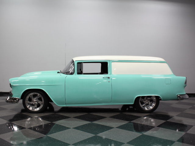 1955 Green Chevrolet Bel Air/150/210 Pickup (Truck)